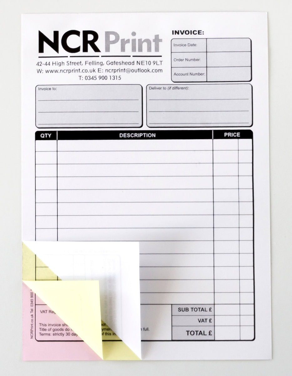 Triplicate Set Triplicate NCR Sets – NCR Print